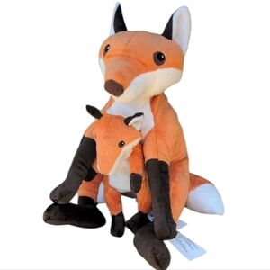 IKEA Wandering Rav Fox Mama & Baby Plush Set